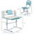Dorinda Kids 2 Piece Rectangular Desk Or Activity Chair and Chair Set