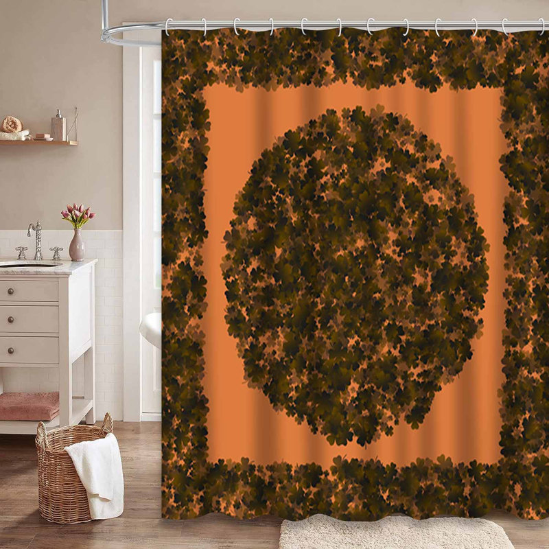 Rideau de douche Clover Confetti, L 72 po x l 72 po