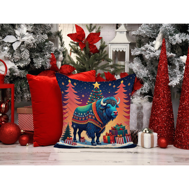  Coussin décoratif intérieur / extérieur en polyester Autre / Sans motif, 14 po x 14 po