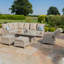 Canica Reclining Rattan Corner Dining Set - with Rising Table & Chair