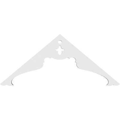 Heath Signature Urethane Gable Pediment, Primed Tan