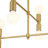 8 - Light Modern Mid-Century Tiered Sputnik Linear Semi Flush Mount