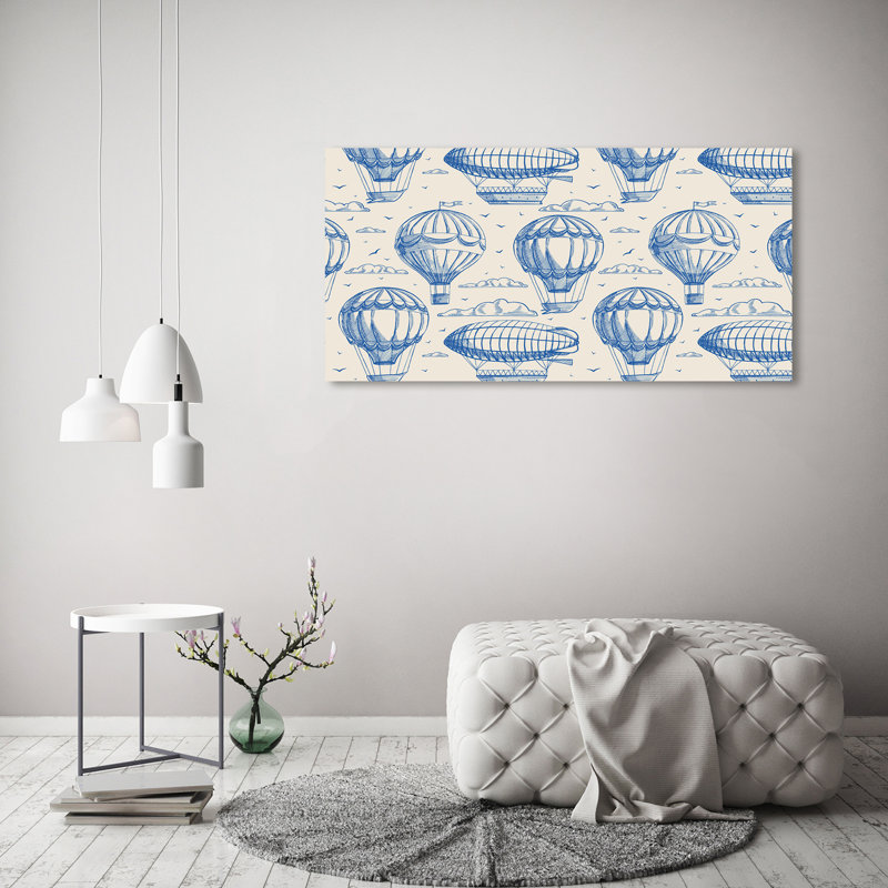 Balloons And Airships - Wrapped Canvas Print