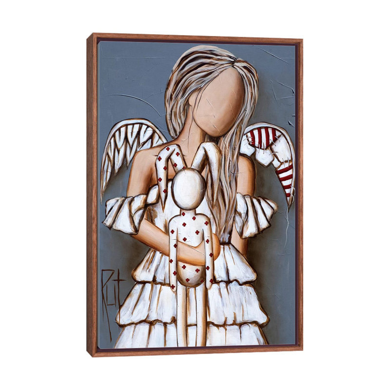 « Cosy » par rut art Creations-impression d’art graphique, H 26 po x l 18 po x 1,5 po, Pas de tapis
