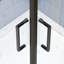 Porte de douche coulissante, avec verre trempé, cadre Neo-Angle Cabine de douche pivotante