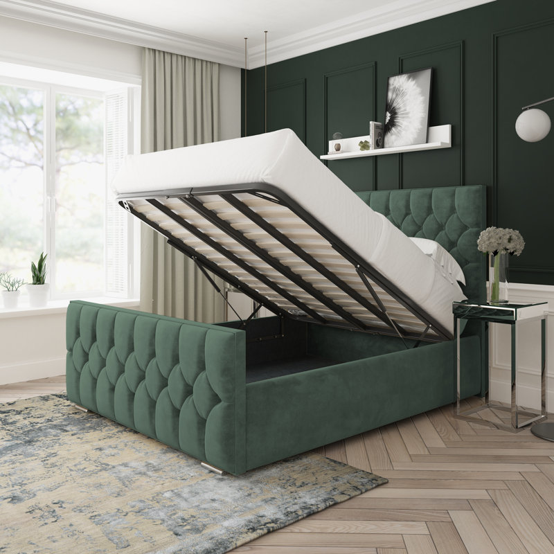 Divan Bed Base, Green, Super King (6')
