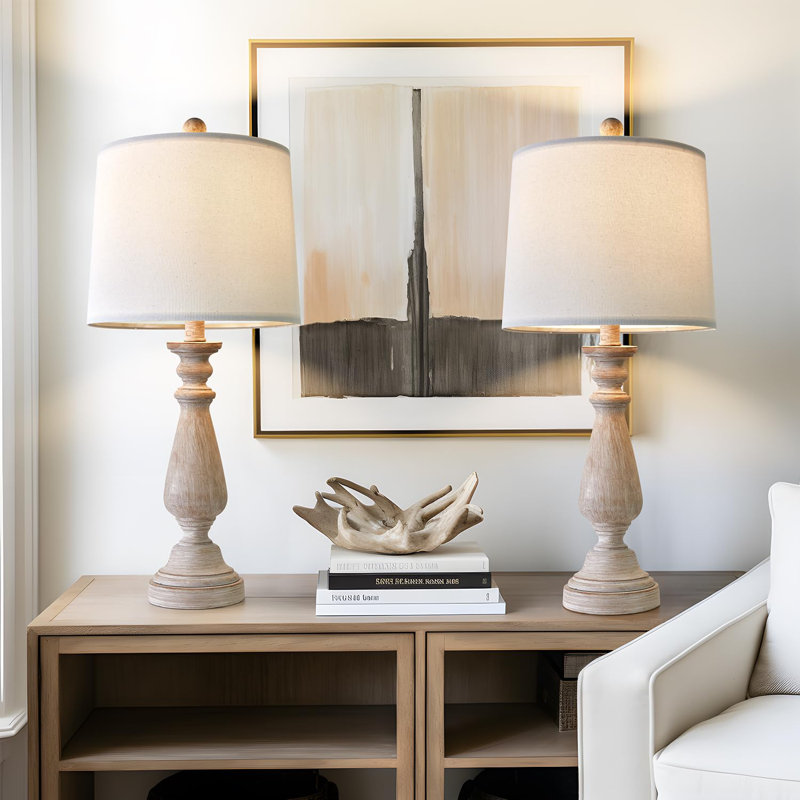 Ensemble de 2 lampes de table 24,5 "Mid Century