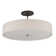 Cilindro Textrene Fabric Semi Flush Mount