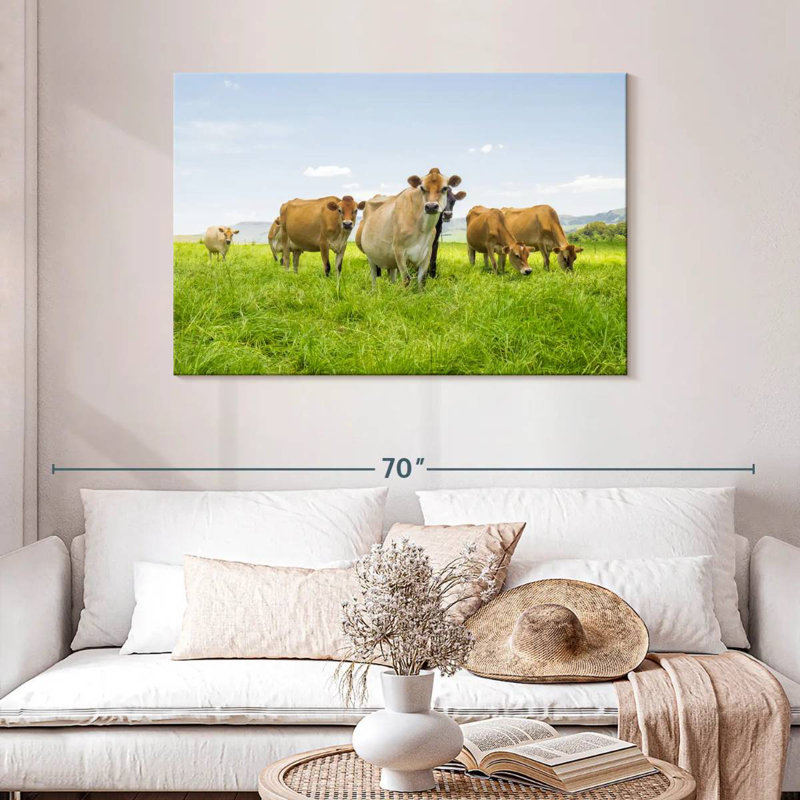 Farm Cattle, 30" H x 45" W