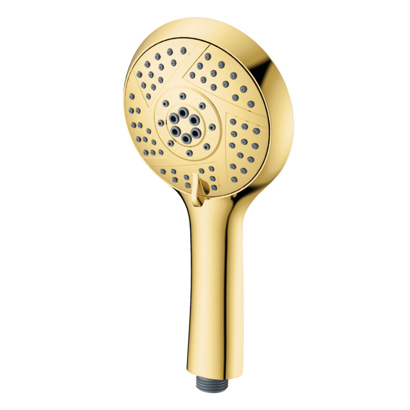 Kingston Brass Vilbosch 5-Function Hand Shower, Polished Brass