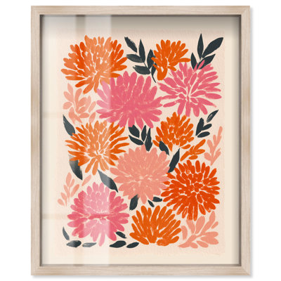 «Dahlia Dusk II Shadowbox Print Flower Art Decor» par Art Remedy