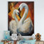 Décoration murale cubique cygne Sonata I - cygnes animaux-97170502-97170509