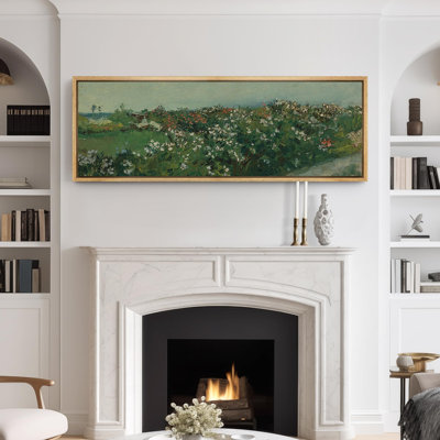 Paysage rustique en fleurs