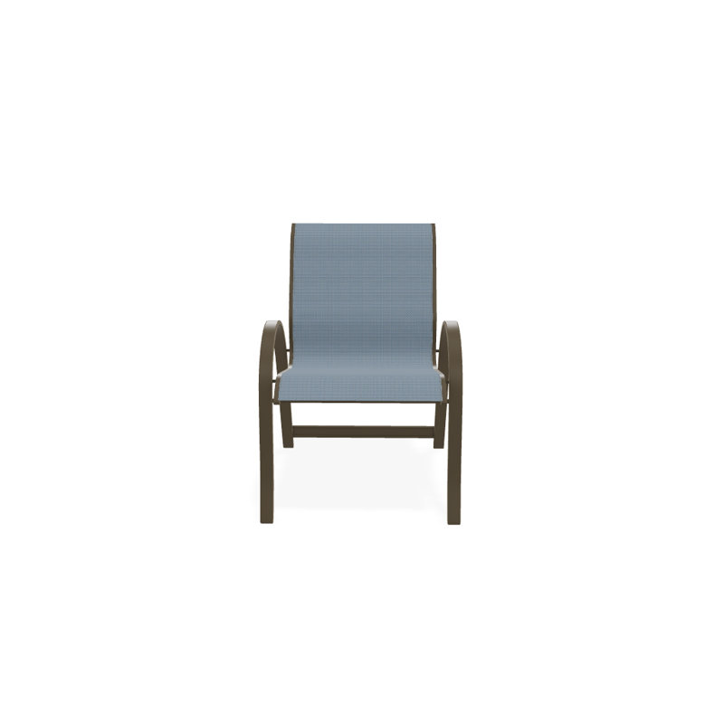 Aruba Outdoor Dining Armchair, Beachwood