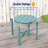  HDPE Small Round Side Table, Sturdy Outdoor Side Table, Weather-Resistant Outdoor End Tables for Patio, Porch, Deck-807496815