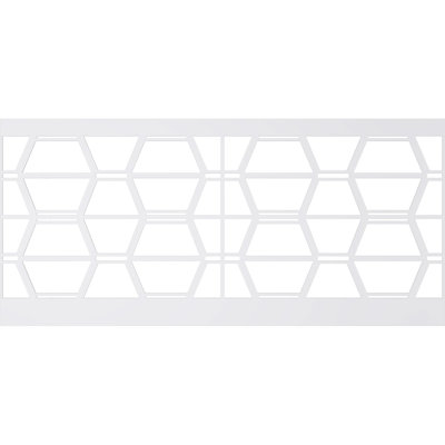 H 94.5'' W x 0.625'' D PVC Wainscot Paneling Kit