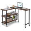 Table d'appoint pour bureau en L avec tablette à 2 niveaux Morgane