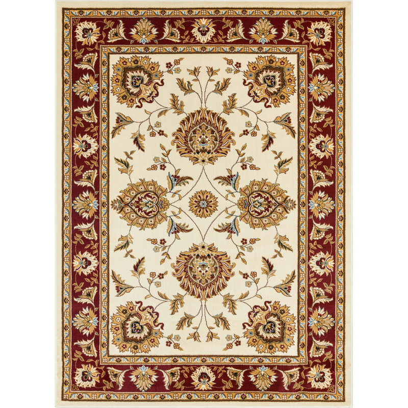 Cool Oriental Synthetic Area Rug, Rectangle 201 x 282cm