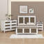 Ensemble de chambre à coucher 4 pièces, lit plateforme de ferme avec décoration en bois-2001237717-2001237716