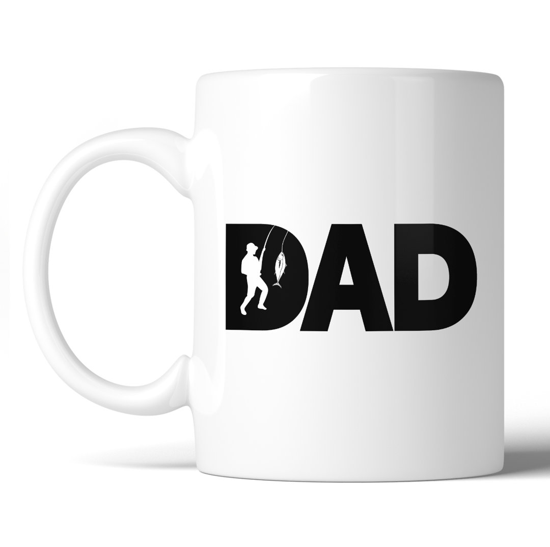 Hambleton Dad Fish Coffee Mug Red Barrel Studio®