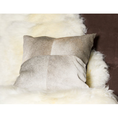 Torino Leather Throw Pillow