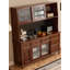 Buffet en noyer massif et bois manufacturé