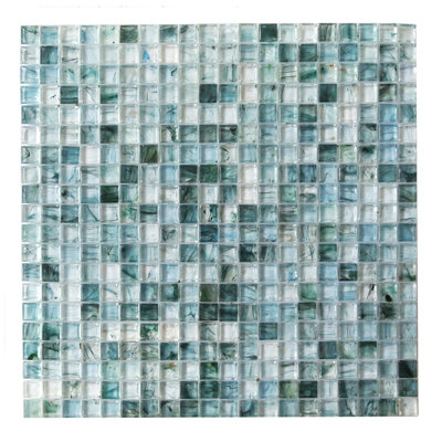 Carreau de mosaïque en verre 4D 0,63 po x 0,63 po 4D
