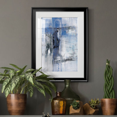 " Reflections In Indigo " Painting Print