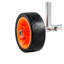 Chariot de kayak robuste en acier inoxydable avec pneus en caoutchouc massif de 7,5 po - Chariot de canot de capacité de 250 lb pour planches à pagaie