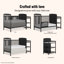 Lit de bébé convertible 4 en 1 Crib N Changer-1050975746