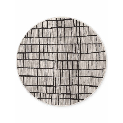 Round Deslie Geometric 200cm X 200cm Indoor / Outdoor Area Rug