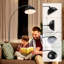 Lampe sur pied arquée 78,4 po Modern