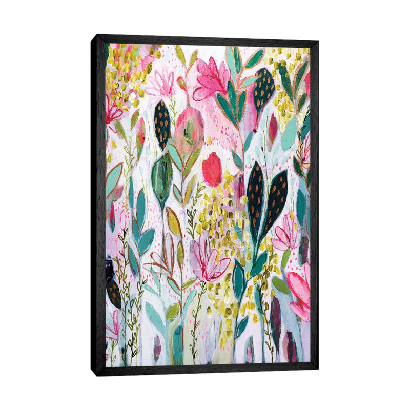 Meadow 1 Piece Wall Art on Canvas, 66.04 cm H x 45.72 cm W, Black Framed
