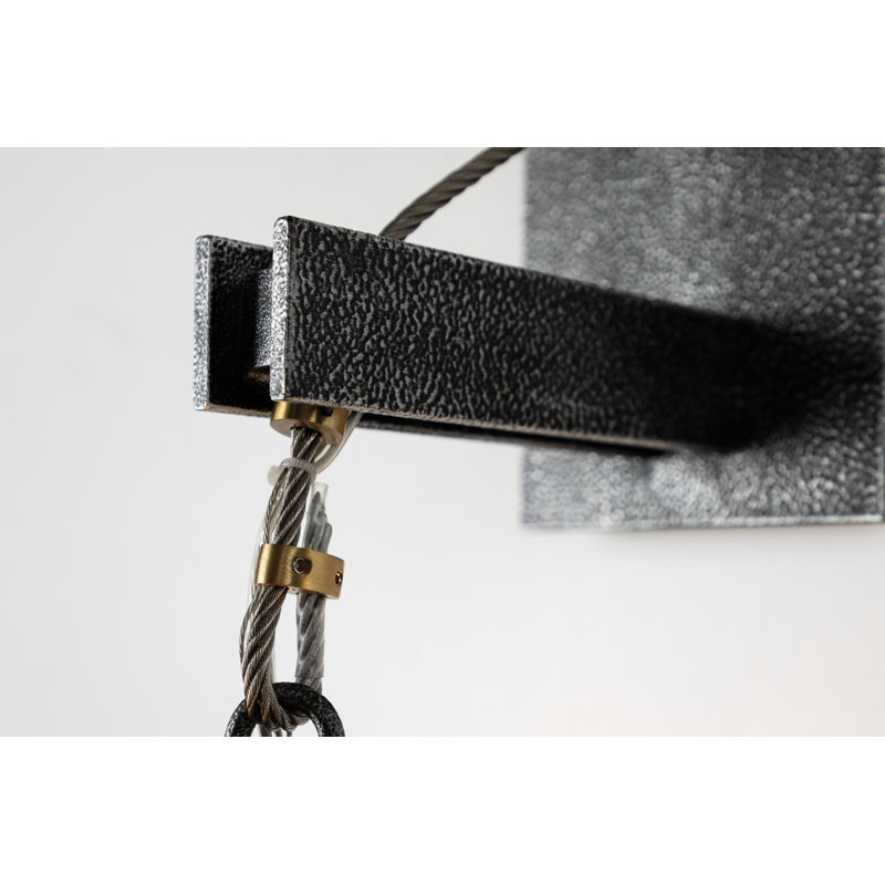 Menlo Park 1 Light Wall Sconce, Silver