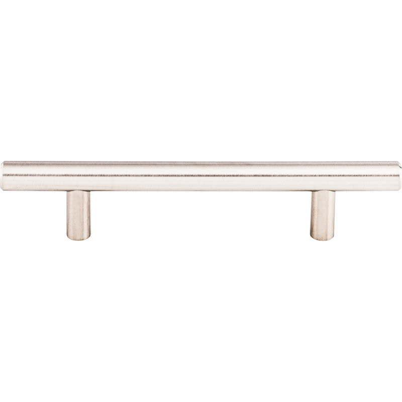 6 1/8" Brushed Stainless Steel Modern Bar Pull