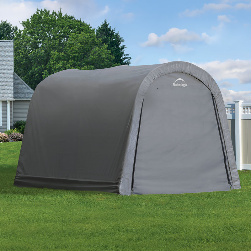 Abri Shed-in-a-Box® ROND, 10 x 10 x 8, gris