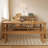 Modern Burlywood Rectangular Solid Wood Dining Table-705725229