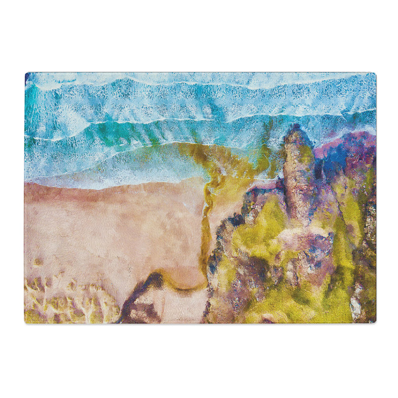 Sandwood Bay Beach in Lairg Scotland Chopping Board, 0.4cm H x 20cm W x 28.5cm L