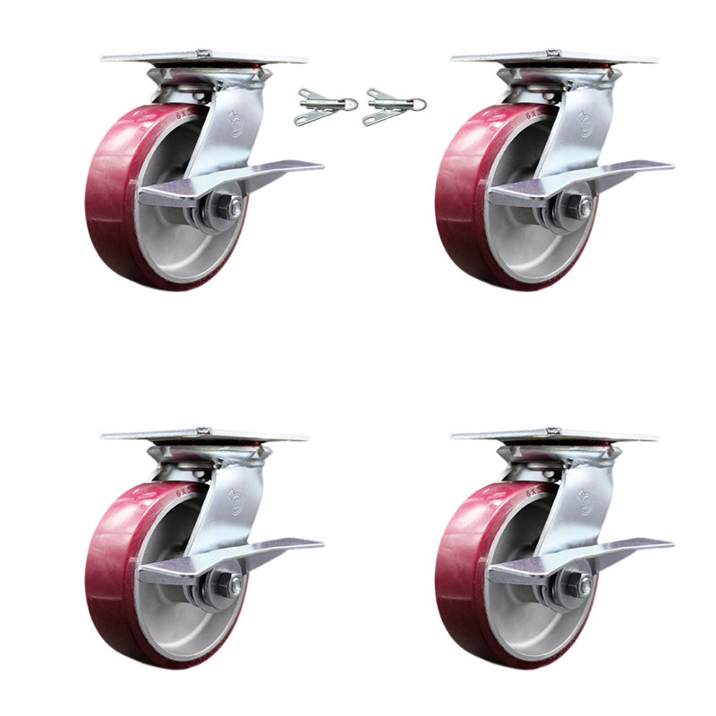 Poly on Aluminum Caster