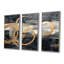Golden Rings In The Night - ensemble de décorations murales géométriques-1168325367-1168325365