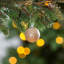 Arbre de Noël réaliste pin vert 2 pi avec 35 lumières DEL et boules