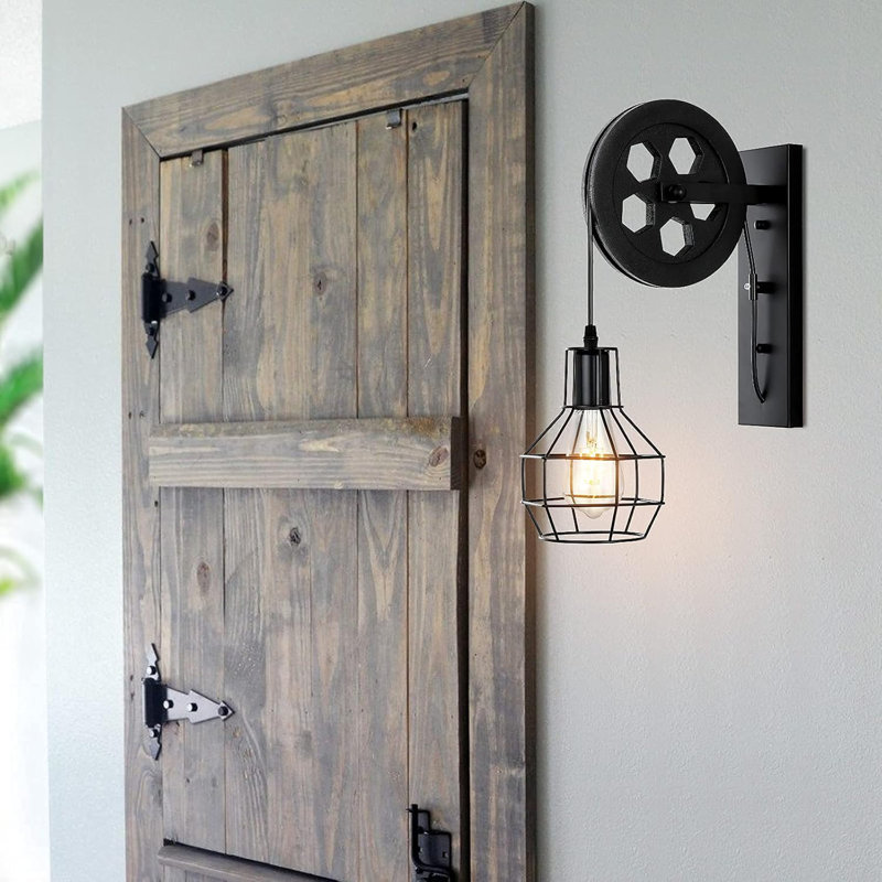 Kaljo Corner Wall Light, Matte Black