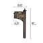 Balmoral Post Mounted Mailbox-373753185-373753191