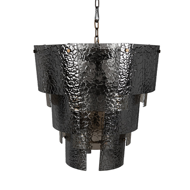 Cornelius Chandelier, 4 Tiers, 10 Lights, 25" H x 25" W x 25" D