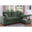 Elfrieda Boneless 92" W Reversible Sleeper Sectional with Storage-2092544354
