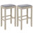 Upholstered Counter Stool with Solid Wood Frame-892540447-892540444