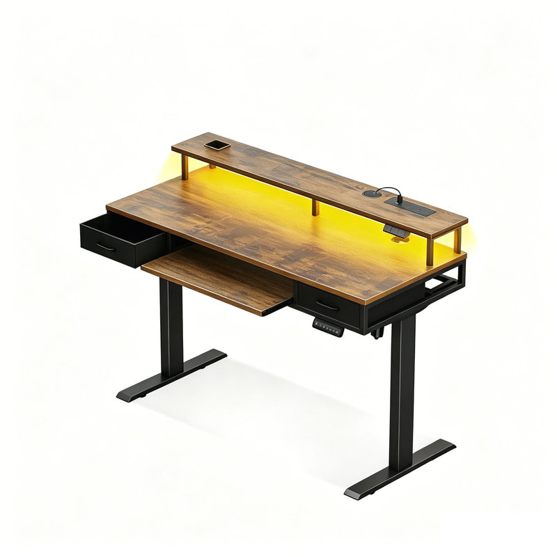 MDF Steel Computer Desk
