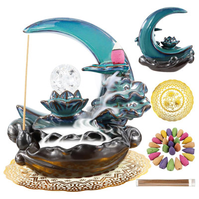 Moon Waterfall Incense Burner