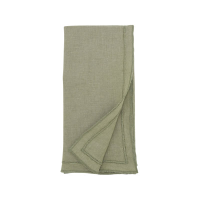 Stonewashed Overlock Edge Napkin (Set of 4)