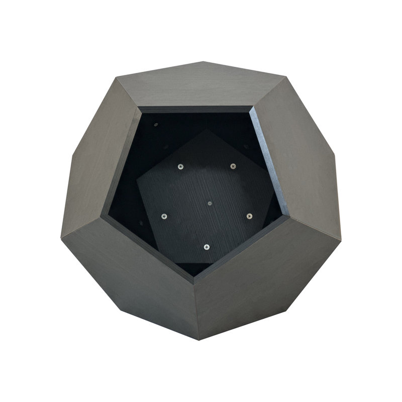 Evanah Single Coffee Table Modern Pet Furniture Cat Carrier Side Table, Black